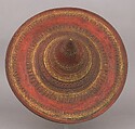 War Hat, Cane, pigment, Cambodian