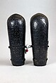 Pair of Arm Guards, Steel, gold, Indian