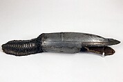 Arm Guard, Steel, brass, iron, textile, Indian