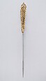Dagger (Katar), Steel, gold, South Indian, Mughal