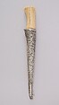 Dagger (Pesh-kabz) with Sheath, Steel, silver, wood, ivory (elephant), gold, South Indian