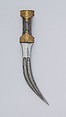 Dagger (Jambiya), Steel, gold, Indian