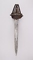 Gauntlet Dagger (Pata), Steel, silver, iron, hilt, South Indian; blade, European