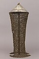 Helmet, Steel, silver, copper alloy, Caucasian