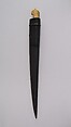 Knife (Khyber) with Sheath, Steel, ivory, gold, iron, wood, leather, Afghan