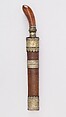 Knife with Sheath, Steel, wood, copper, silver, Philippine, Moro
