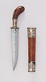 Dagger with Sheath, Steel, wood, silver, copper, Philippine, Moro