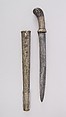 Knife with Sheath, Silver, iron, Javanese