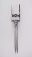 Dagger (Katar), Steel, Indian, Thanjavur; blades, European