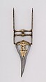 Dagger (Katar), Steel, gold, Indian