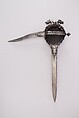 Dagger (Katar), Steel, Indian, Thanjavur; straight blade, European