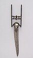 Dagger (Katar), Steel, silver, Indian