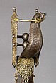 Dagger (Katar) with Sheath, Steel, silver, gold, leather, shark's teeth, Indian, Vijayanagara