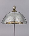 Helmet, Steel, silver, brass, gold, Bhutanese