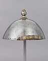 Helmet, Steel, silver, brass, gold, Bhutanese