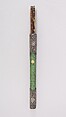 Knife with Sheath, Chopsticks, Picks, and Earspoon, Steel, jade, wood, silver, tortoiseshell, shark skin, ivory, Chinese