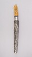 Dagger with Sheath (Dah Hmyaung or Dha), Silver, ivory, Burmese