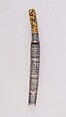 Dagger with Sheath (Dah Hmyaung or Dha), Steel, ivory, copper, wood, silver, gold, Burmese