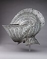 Close-Helmet for the Field, Steel, gold, Italian