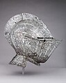 Close-Helmet for the Field, Steel, gold, Italian