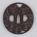 Sword Guard (Tsuba), Iron, Japanese