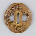 Sword Guard (Tsuba), Copper alloy (sentoku), copper-silver alloy (shibuichi), gold, copper-gold alloy (shakudō), copper	, Japanese