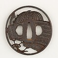 Sword Guard (Tsuba), Iron, gold, copper, Japanese