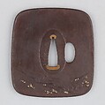 Sword Guard (Tsuba), Copper-silver alloy (shibuichi), iron, gold, silver, copper-gold alloy (shakudō), copper, Japanese