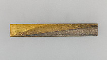 Knife Handle (Kozuka), Copper-gold alloy (shakudō), gold, silver, copper-silver alloy (shibuichi), Japanese