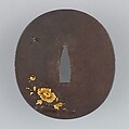 Sword Guard (Tsuba), Iron, gold, silver, copper, Japanese