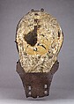Tournament Helm (<i>Kolbenturnierhelm</i>), Steel, textile, leather, gesso, polychromy, German