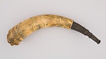 Powder Horn, Horn, wood, American