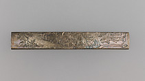 Knife Handle (Kozuka), Silver, Japanese