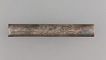 Knife Handle (Kozuka), Silver, Japanese