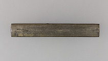 Knife Handle (Kozuka), Copper-silver alloy (shibuichi), gold, silver, Japanese