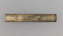 Knife Handle (Kozuka), Copper-gold alloy (shakudō), gold, copper, copper-silver alloy (shibuichi), silver, Japanese