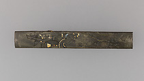 Knife Handle (Kozuka), Hirotake (Japanese), Copper-gold alloy (shakudō), gold, copper, copper-silver alloy (shibuichi), silver, Japanese