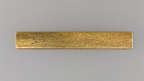 Knife Handle (Kozuka), Copper-gold alloy (shakudō), silver, gold, Japanese
