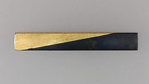 Knife Handle (Kozuka), Gold, silver, copper-gold alloy (shakudō), Japanese