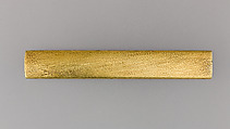 Knife Handle (Kozuka), Gold, copper-gold alloy (shakudō), silver, Japanese