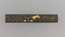 Knife Handle (Kozuka), Copper-silver alloy (shibuichi), gold, copper-gold alloy (shakudō), Japanese