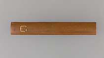 Knife Handle (Kozuka), Copper, gold, Japanese