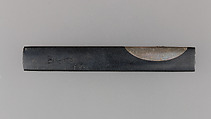 Knife Handle (Kozuka), Copper-gold alloy (shakudō), gold, silver, Japanese