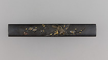 Knife Handle (Kozuka), Copper-gold alloy (shakudō), copper, gold, silver, Japanese