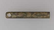Knife Handle (Kozuka), Copper-alloy (shibuichi), copper-gold alloy (shakudō), gold, copper, Japanese