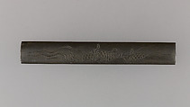 Knife Handle (Kozuka), Copper-gold alloy (shakudō), gold, silver, copper-silver alloy (shibuichi), Japanese