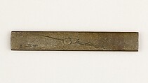 Knife Handle (Kozuka), Copper-silver alloy (shibuichi), gold, silver, Japanese