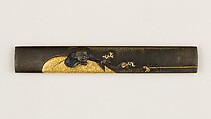 Knife Handle (Kozuka), Copper-silver alloy (shibuichi), copper, gold, copper-gold alloy (shakudō), Japanese