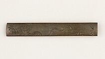 Knife Handle (Kozuka), Copper-silver alloy (shibuichi), gold, copper, silver, Japanese