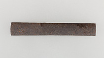 Knife Handle (Kozuka), Iron, gold, Japanese
